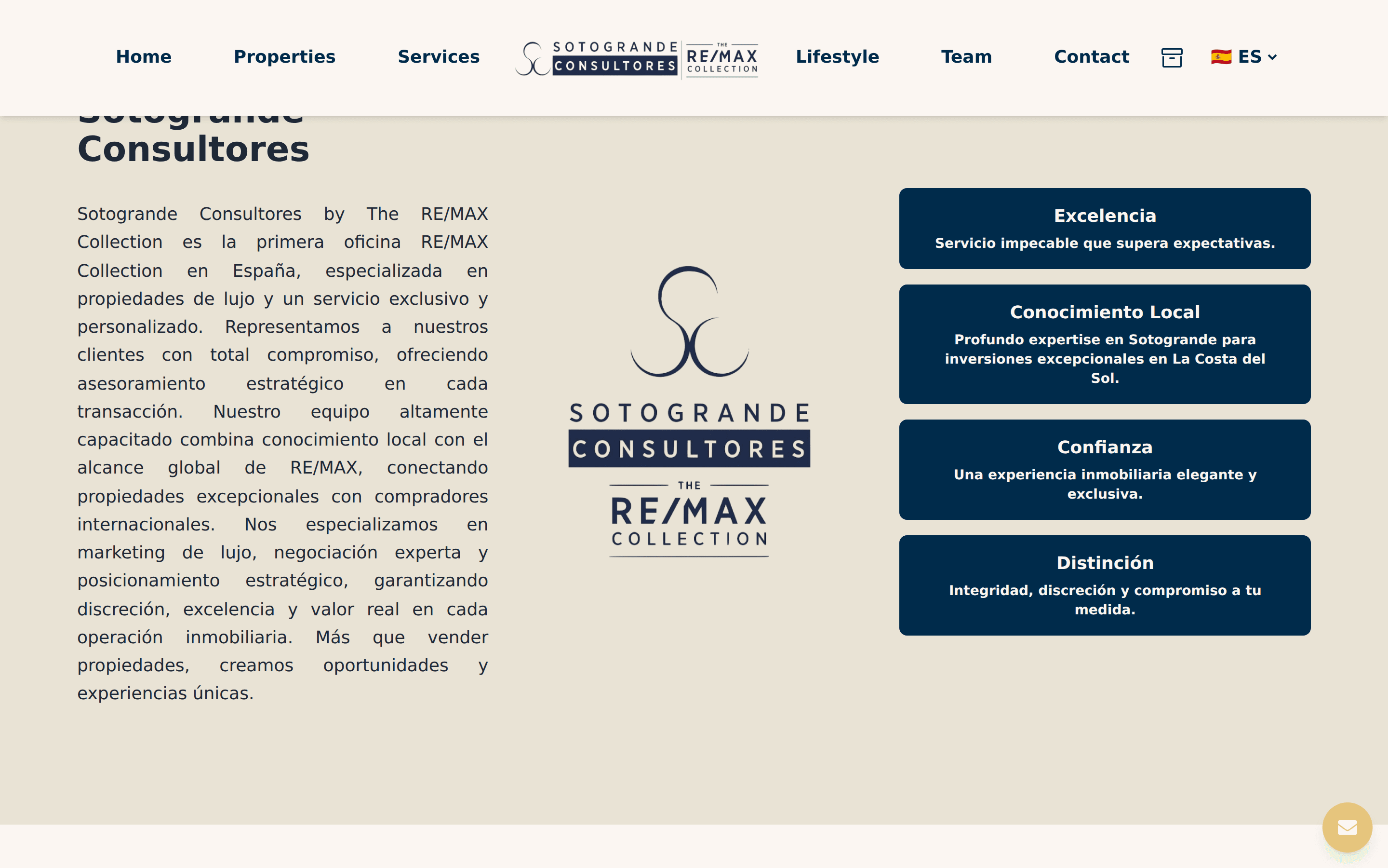 Sotogrande Consultores website